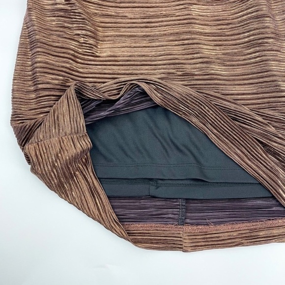 Calvin Klein Metallic Bronze Sleeveless dress size 4 - Picture 8 of 8